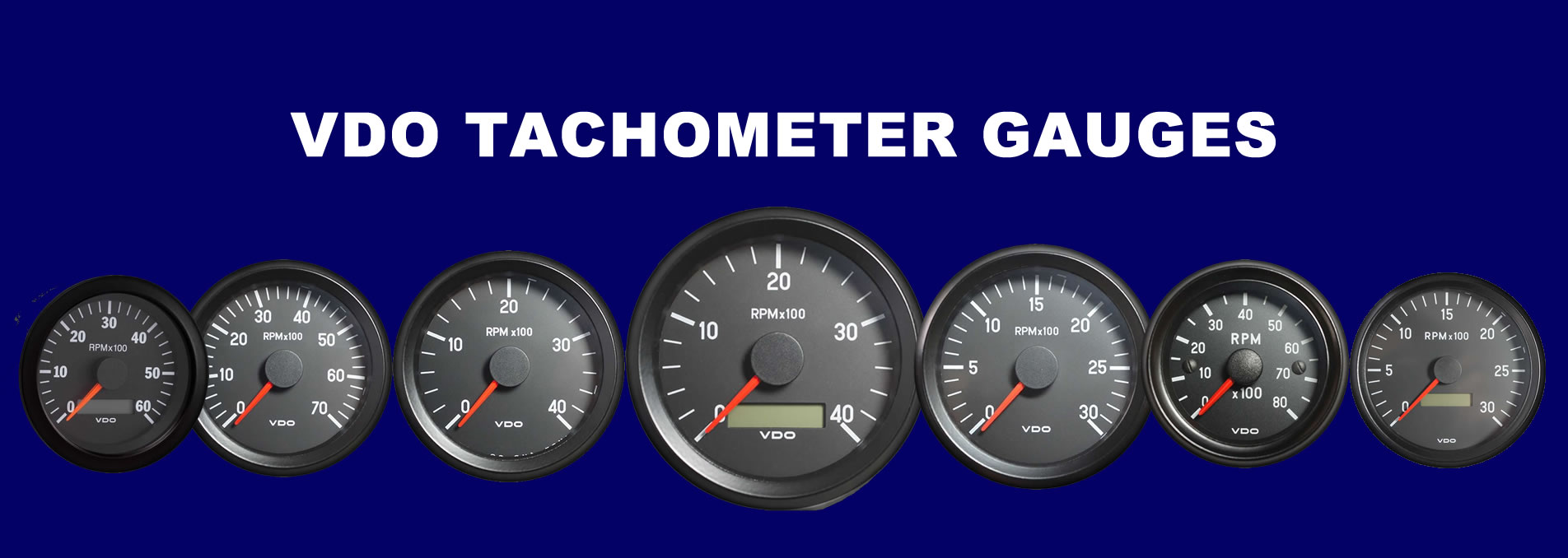 vdo tachometer gauges banner